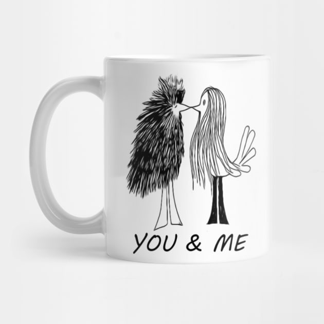 YOU & ME mug by Picfool